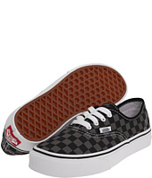 Cheap Vans Kids Authentic Core Toddler Youth Checkerboard Black Pewter