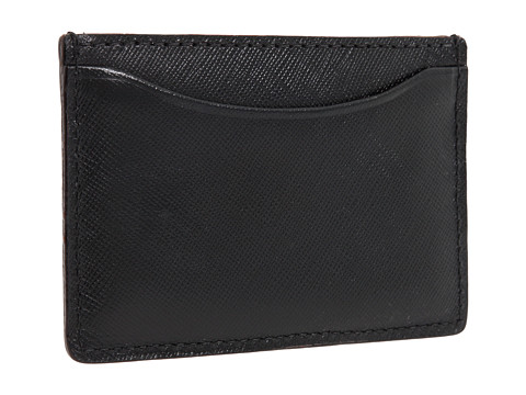 Jack Spade - Crosshatch Leather Credit Card Holder Wallet