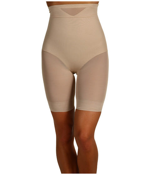 Miraclesuit Shapewear Sexy Sheer Shaping Hi-Waist Thigh Slimmer 2789 Nude