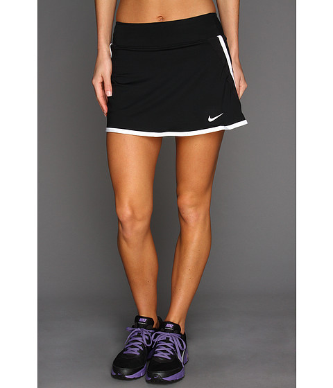 Cheap Nike Power Skirt Black Black White White