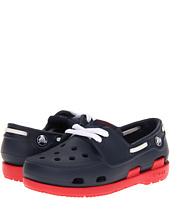 Cheap Crocs Kids Beach Line Boat Shoe Toddler Youth Navy Red