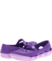 Cheap Crocs Kids Duet Orb Flat Toddler Youth Neon Purple Iris