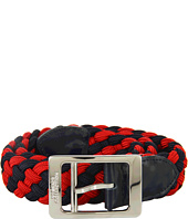 Cheap Versace Collection Braided Belt Red Navy