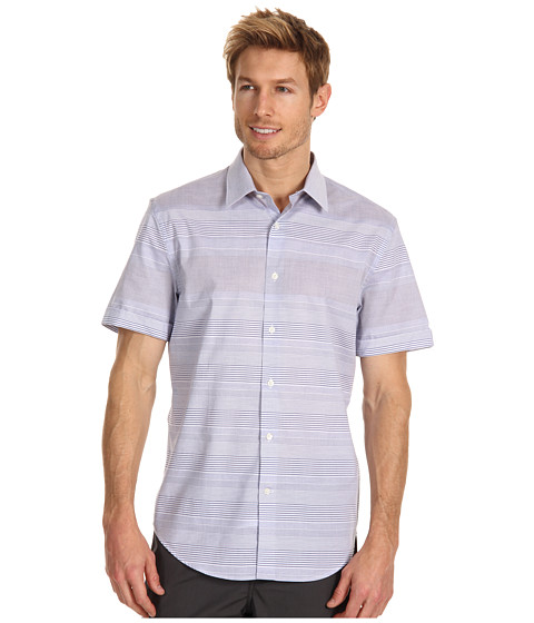 Horizontal Engineered Stripe Shirt