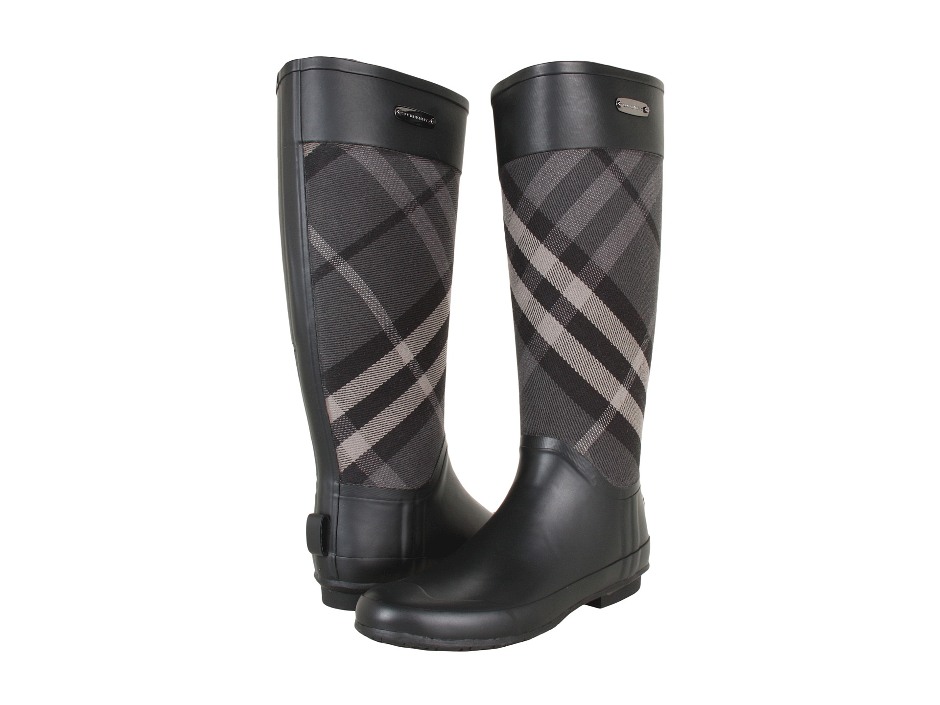 Burberry Haymarket Mid Rainboot $195.00  Burberry Check 