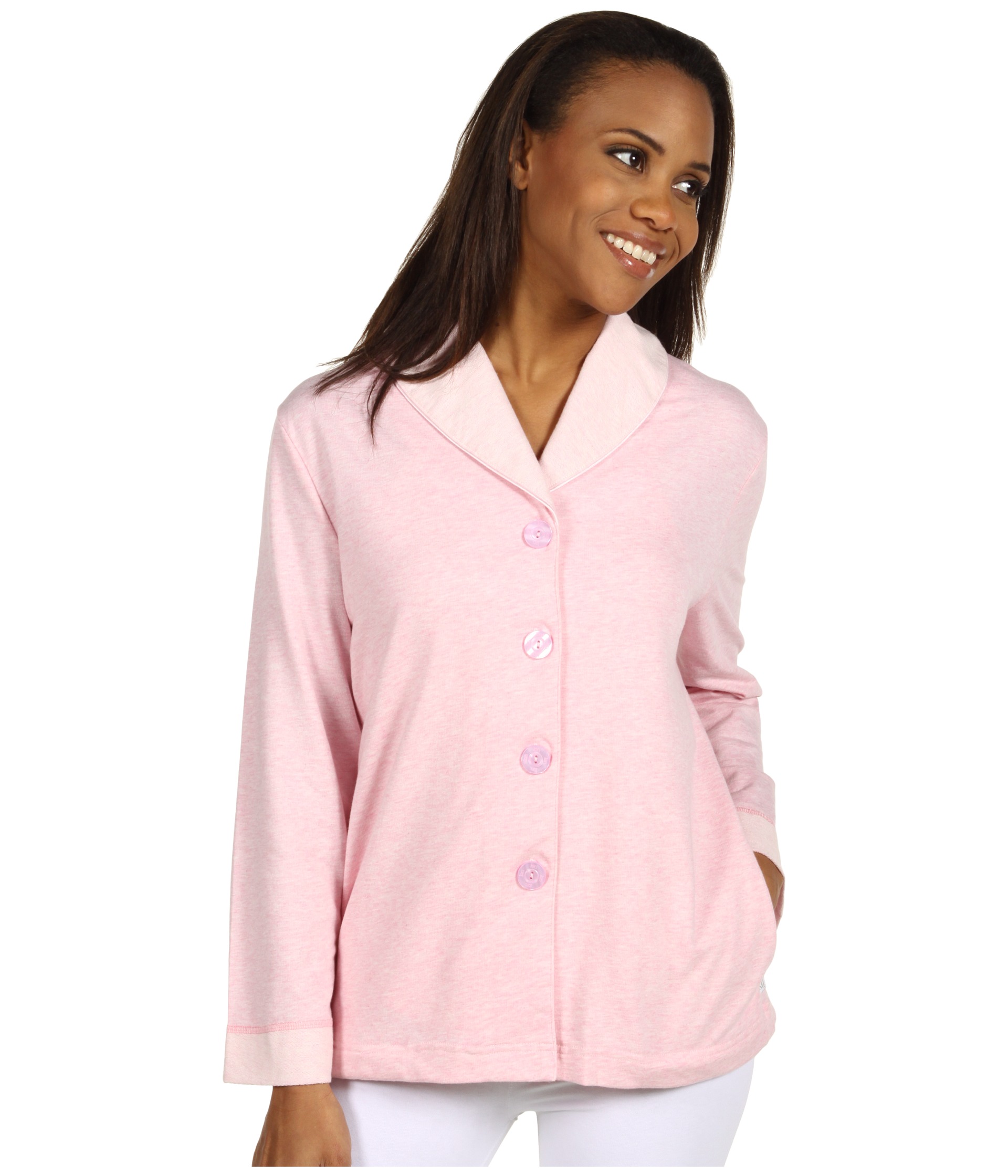 Karen Neuburger Women's Bed Jacket Cropped Robe Pajama Pj