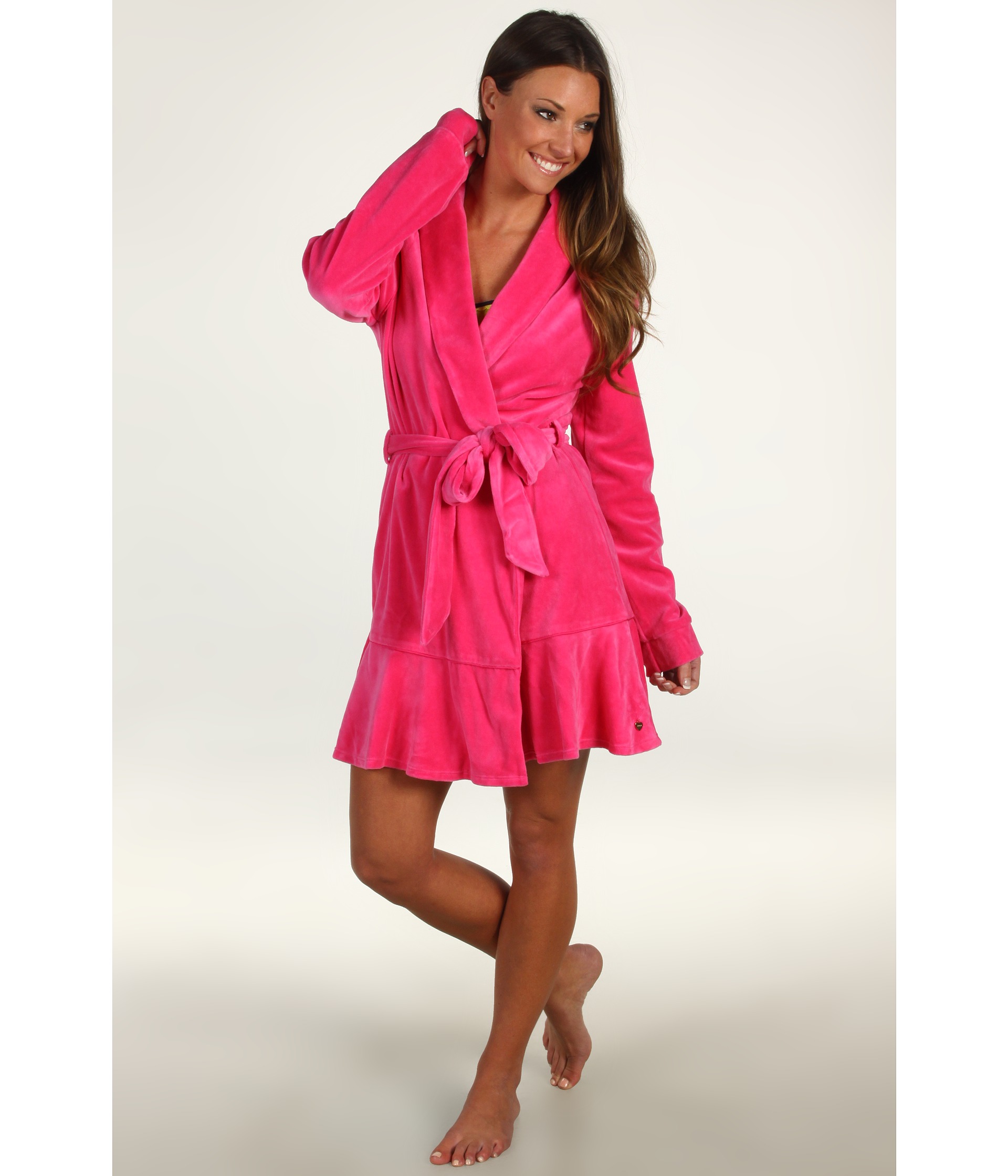 juicy couture velour robe $ 98 00 juicy couture melton