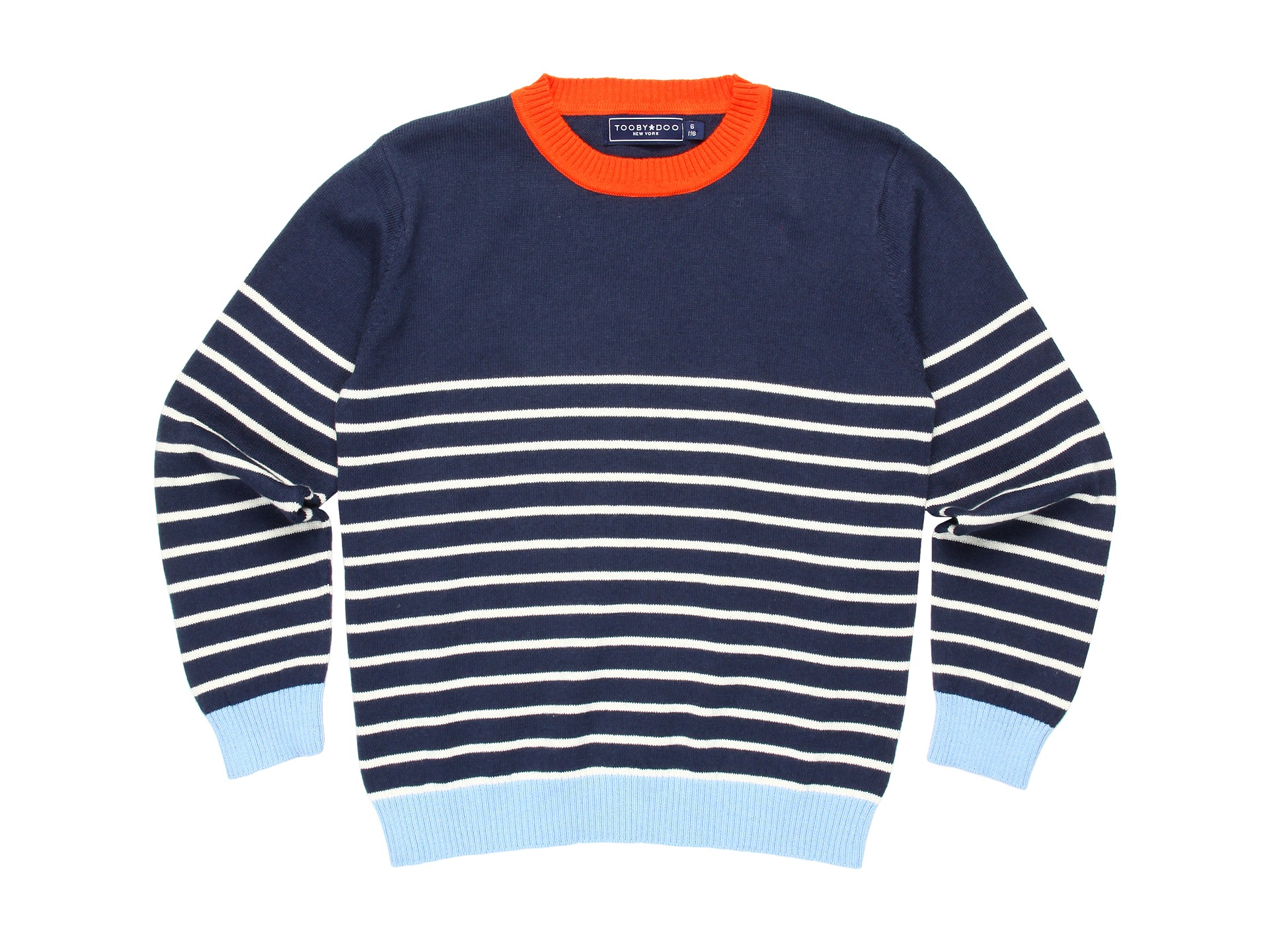 Toobydoo Boys Multi Stripe Crew (Toddler/Little Kids/Big Kids) $49.99 