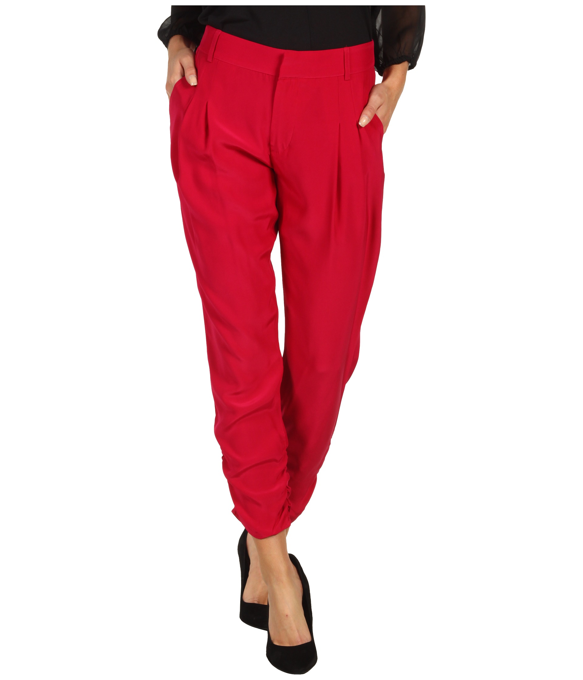 parker rouched bottom pant $ 177 99 $ 198 00