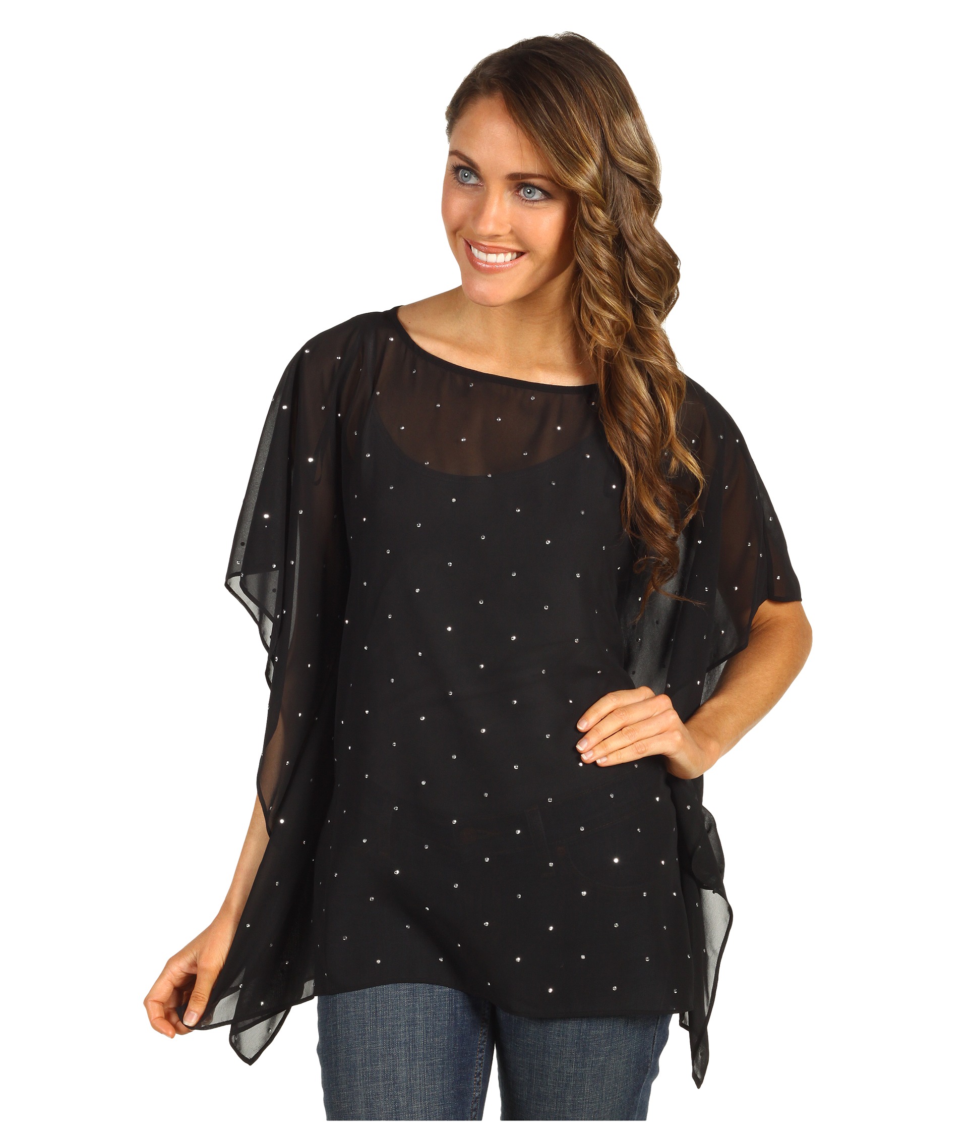 MICHAEL Michael Kors Petite Petite Flutter Top $89.99 $99.50 SALE